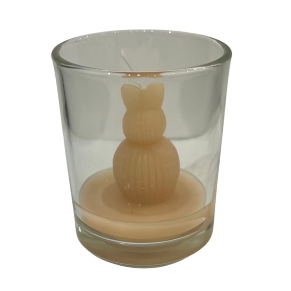 Ljus Påsk Kanin i Glaskopp Beige Beige