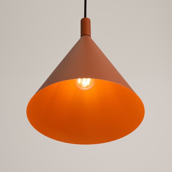 Pendellampa NOX 25 röd ockra Red
