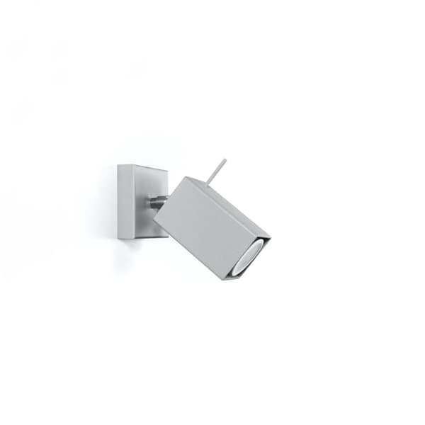 Vägglampa MERIDA 1 grå Grey