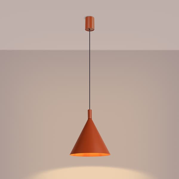 Pendellampa NOX 25 röd ockra Red