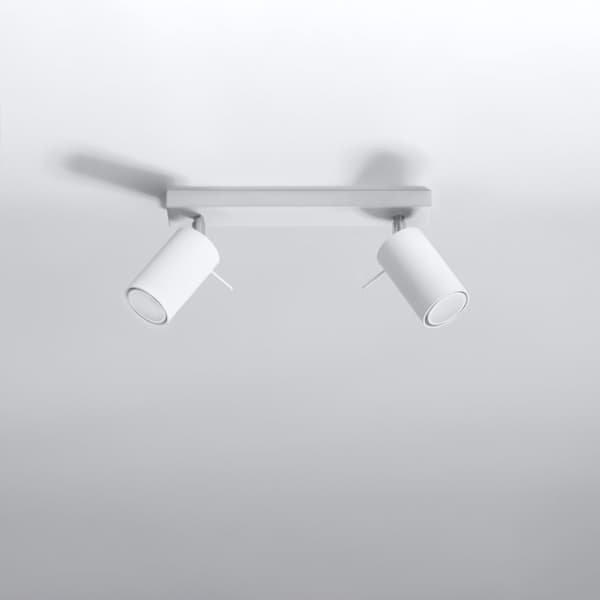 Taklampa RING 2 vit White