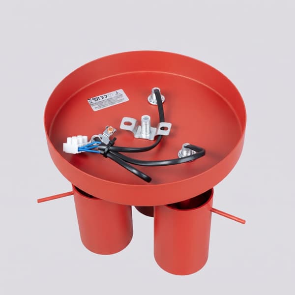 Taklampa RING 3P röd Red