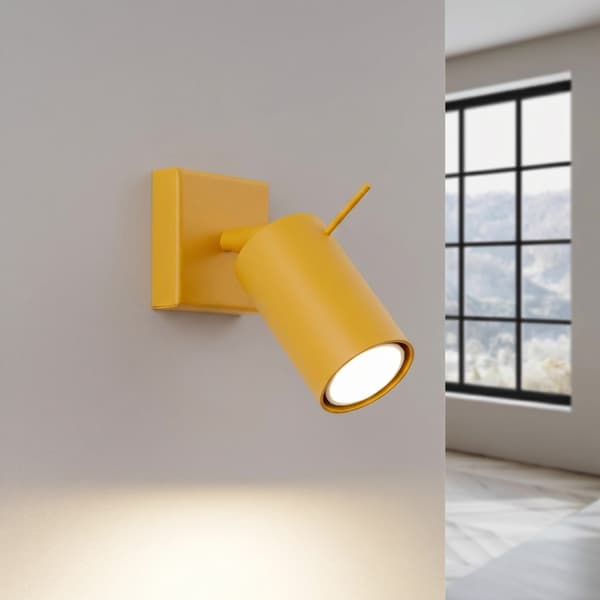 Vägglampa RING gul Yellow