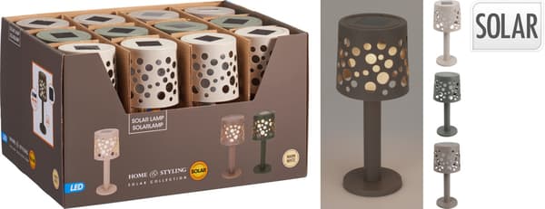 Solcellslampa Lampa Bord 21 cm multifärg