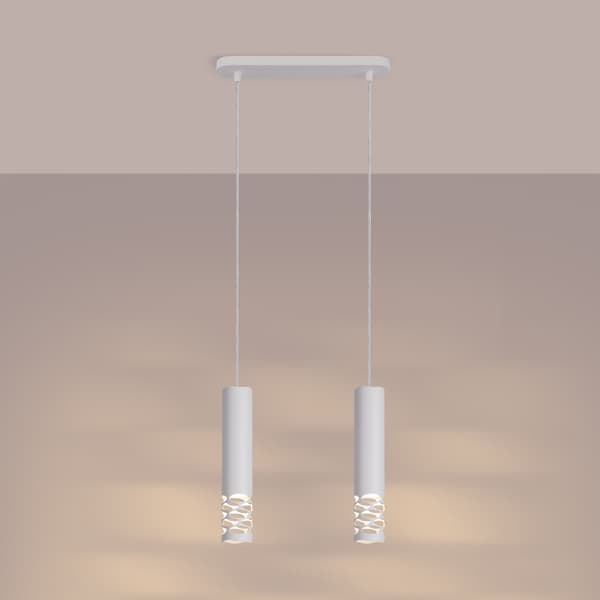 Pendellampa LIRO 2 vit White