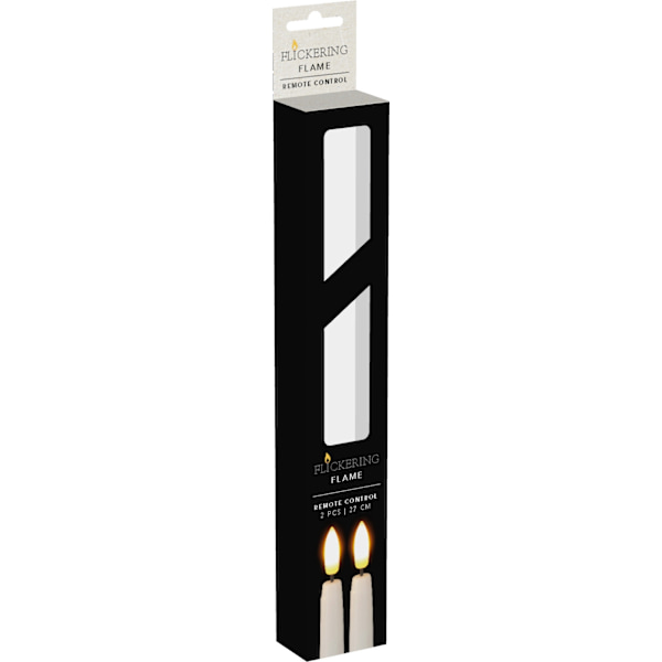 Ljus 2-pack LED Vita 27 cm White