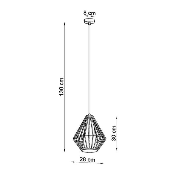 Pendel lampa DEMI svart Black