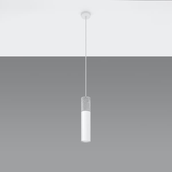 Pendel lampa BORGIO 1 vit White