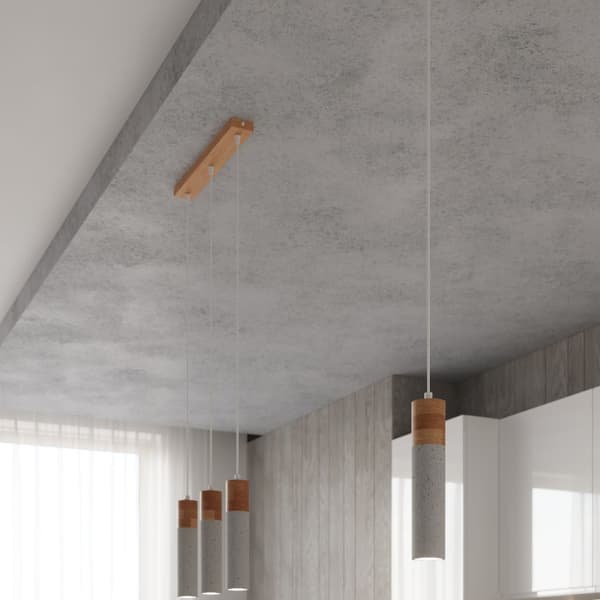 Pendel lampa ZANE 2 grå Grey