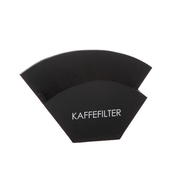 Kaffefilter hållare Svart Trä Svart