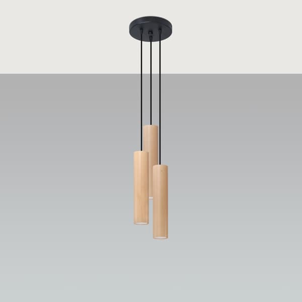 Hängande lampa LINO 3P Brown