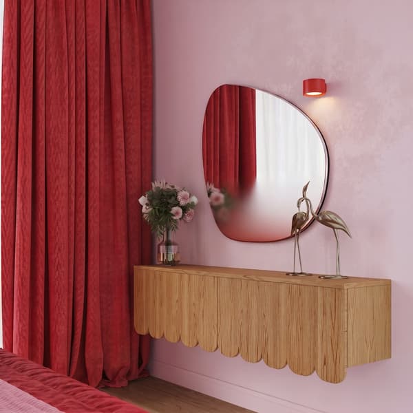 Vägglampa MODO 1 röd Gx53 Red
