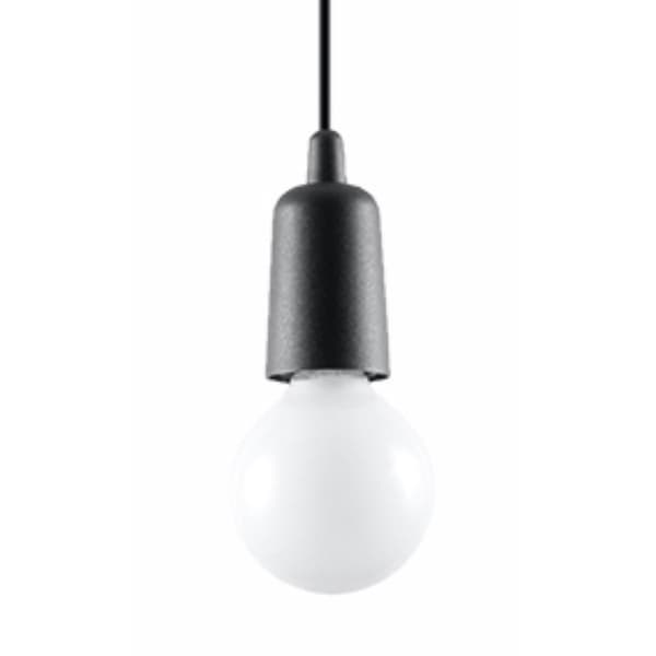 Pendel lampa DIEGO 1 svart Svart