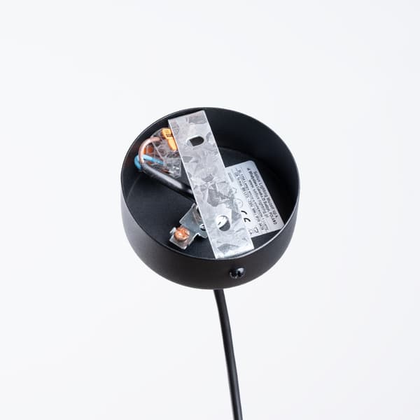Pendellampa HYPERION 1 svart Black