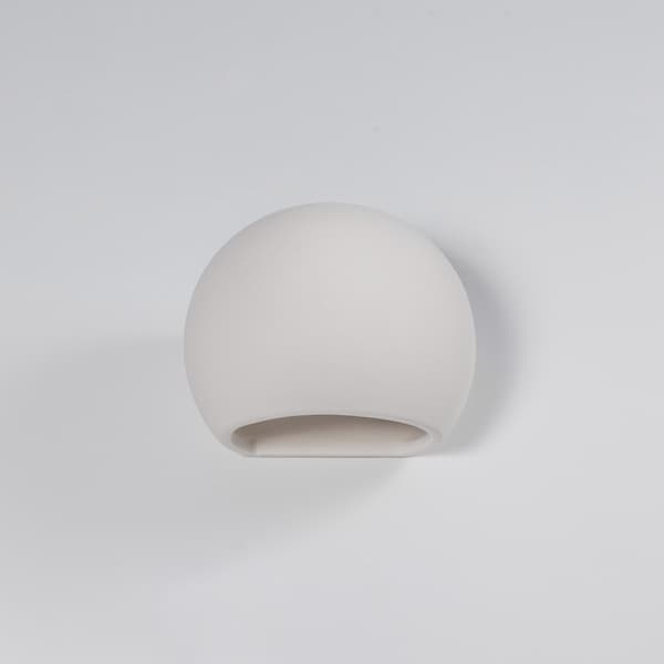 Vägglampa keramisk GLOBE White