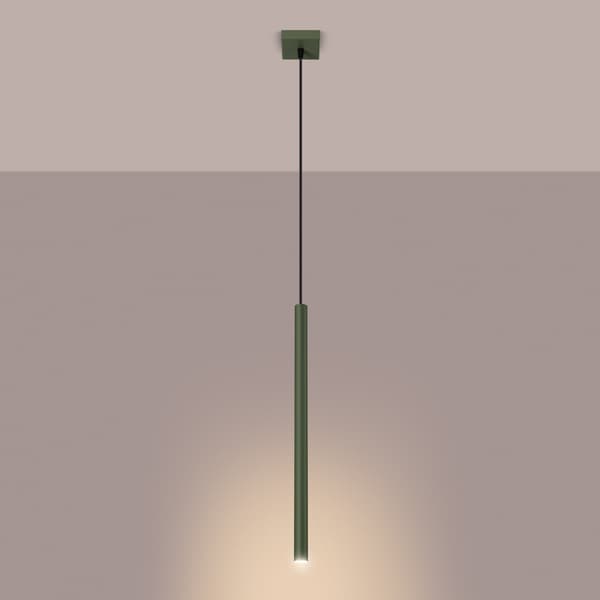 Taklampa PASTELO 1 olivgrön Green