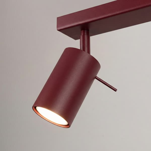 Taklampa RING 2 vinröd burgundy