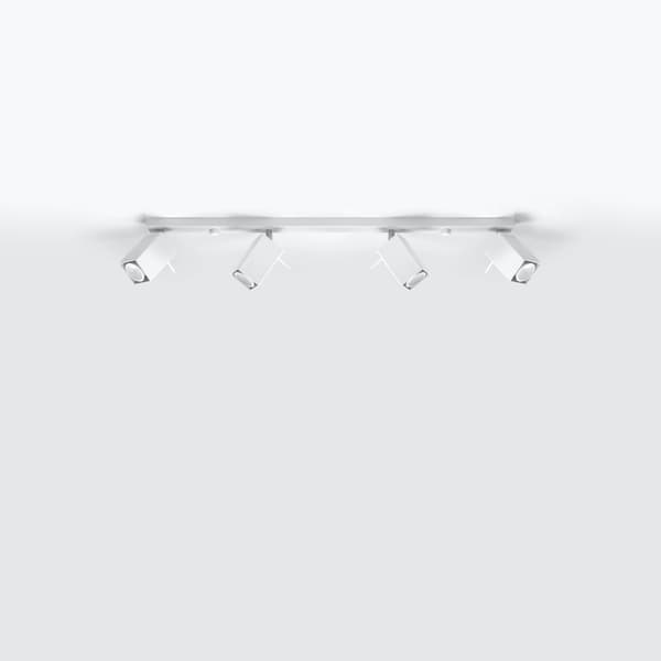 Taklampa MERIDA 4L vit White