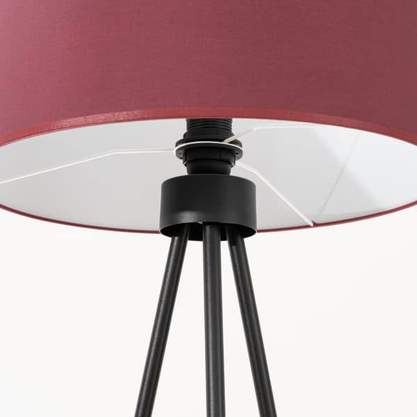 Golvlampa NEVIA vinröd Multicolor