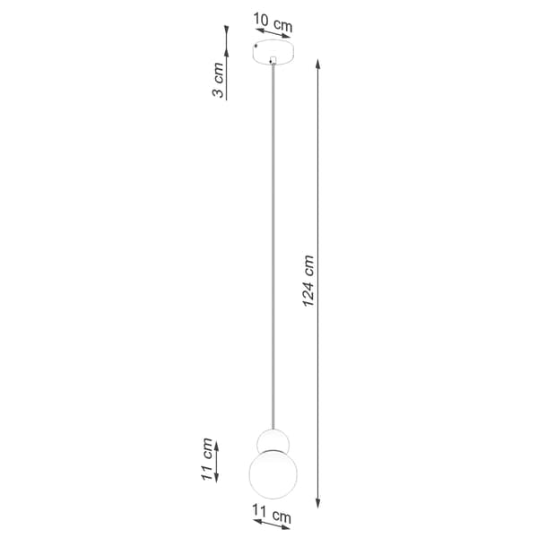 Lampada a sospensione PEKKA 1 bianco/legno naturale White