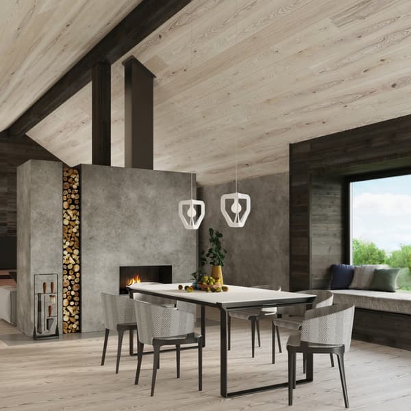 Pendel lampa TRES vit White