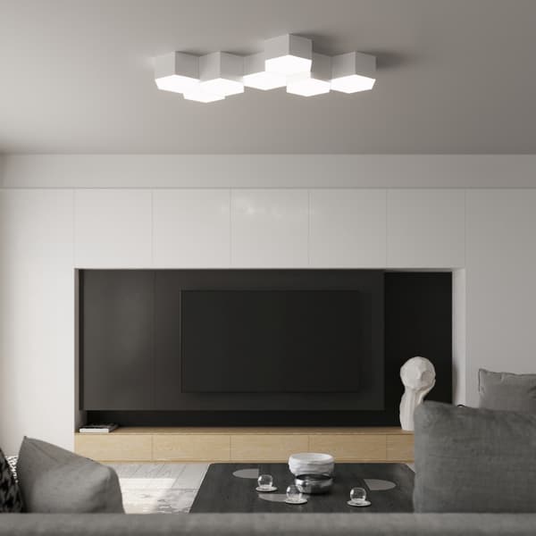 Taklampa SUNDE 15 vit White