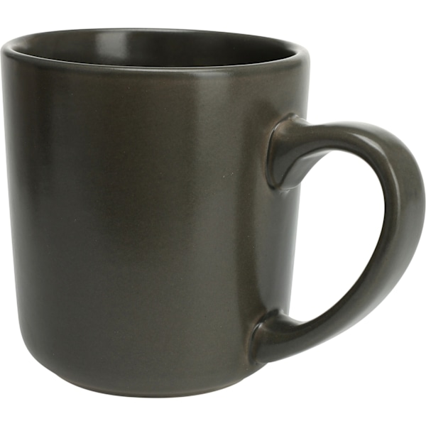 Mugg Vit Svart Grå Beige Keramik 4-pack Vit