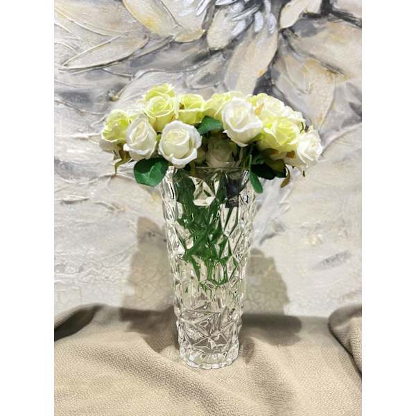 Vas Glas klart H30 cm Transparent
