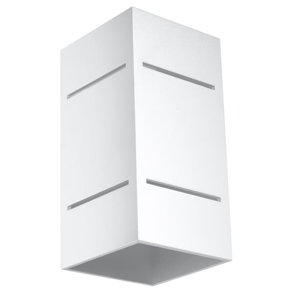 Vägglampa BLOCCO vit Vit