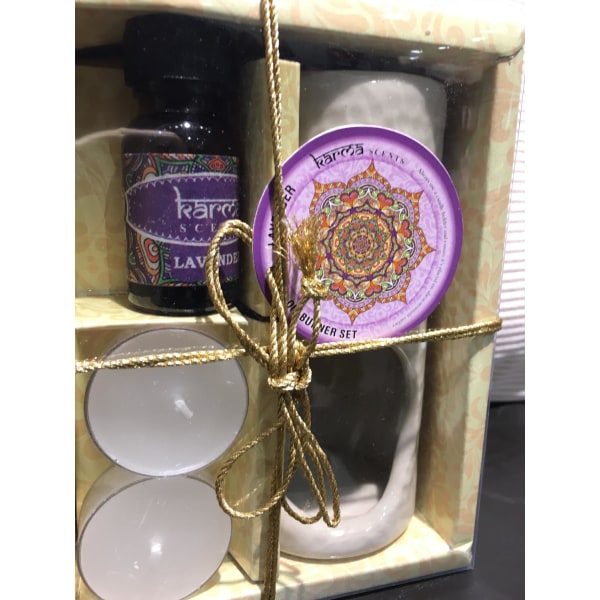 Aroma Lavendelbrenner, duftolje og stearinlys Multicolor