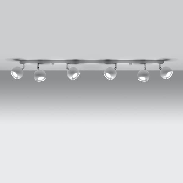 Taklampa OCULARE 6L vit White