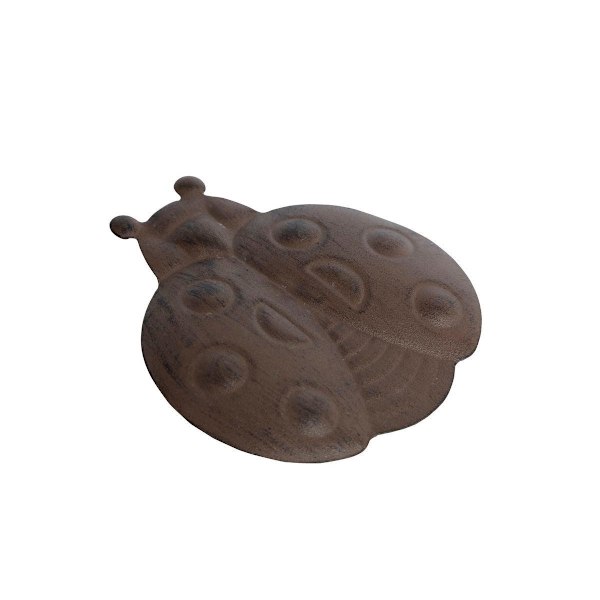 Marihøne Metall Magnet 9 cm Brown