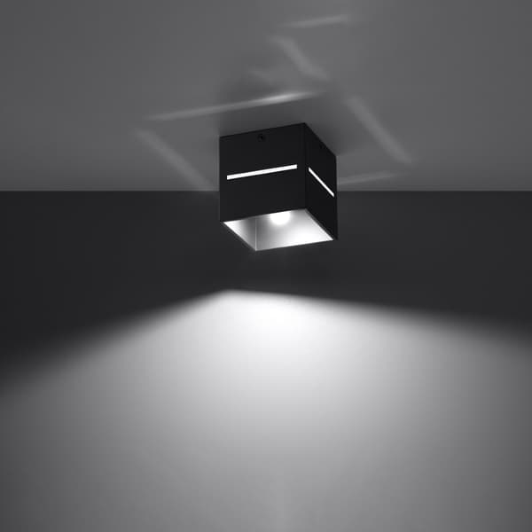 Taklampa LOBO svart Black