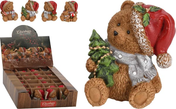 Nalle Jul 7 cm Brun