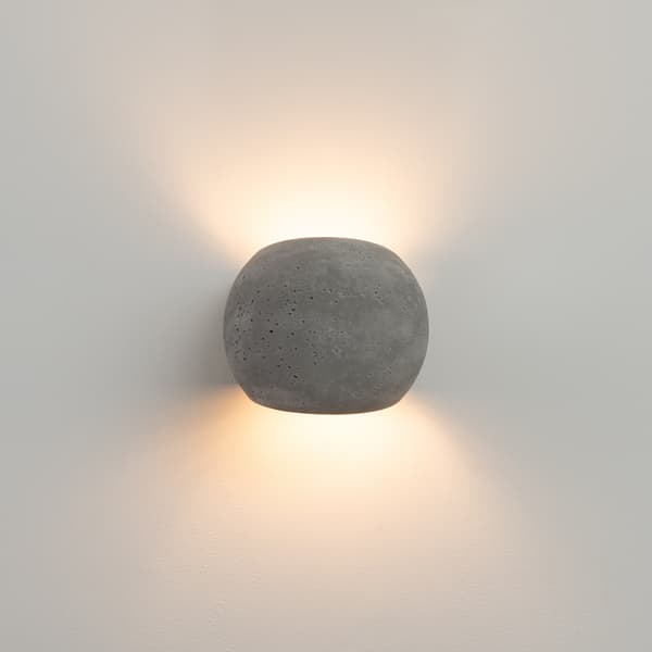 Vägglampa GLOBE betong Grey