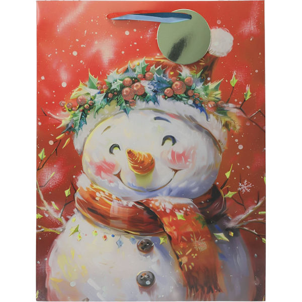 Presentpåse Julpåse Jul 4-pack Multicolor