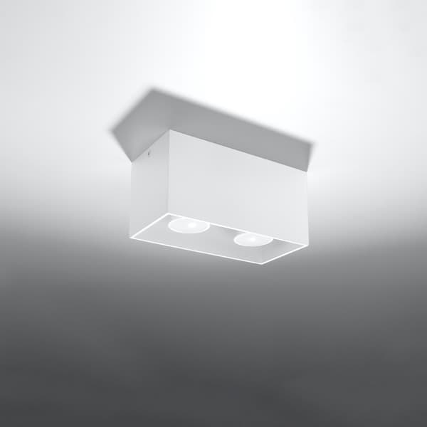 Taklampa QUAD vit White