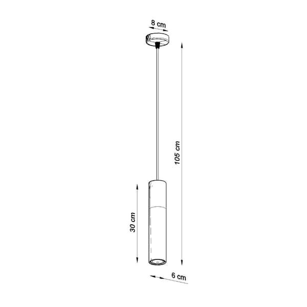 Pendel lampa PABLO svart Black