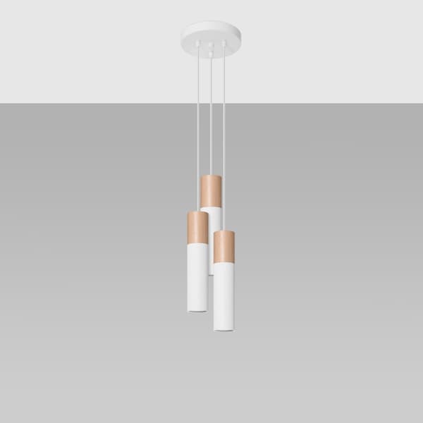 Pendel lampa PABLO 3P vit White