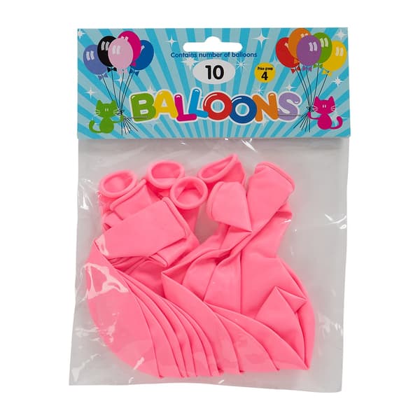 Ballong Rosa 10-pack Latex Rosa