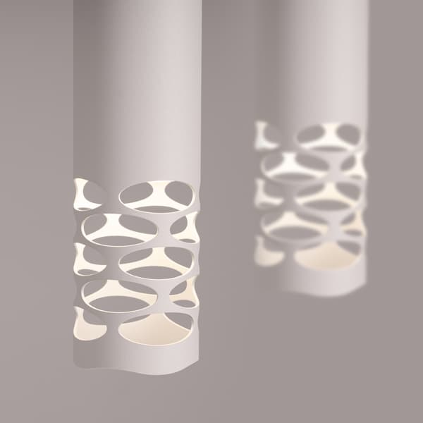 Pendellampa LIRO 2 vit White