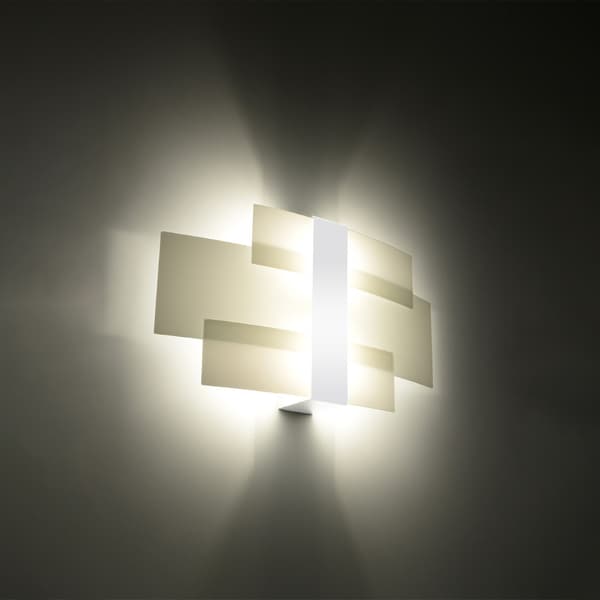 Vägglampa CELIA vit White