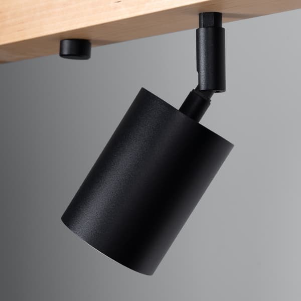 Taklampa VERDO 4 svart Black