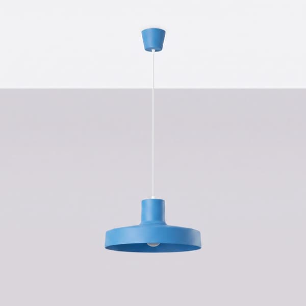 Pendellampa BILO azurblå Light blue