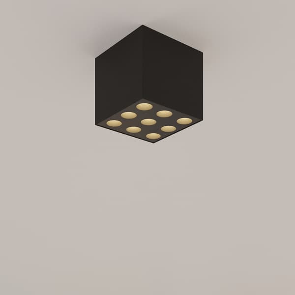 Taklampa OZZY svart LED Black