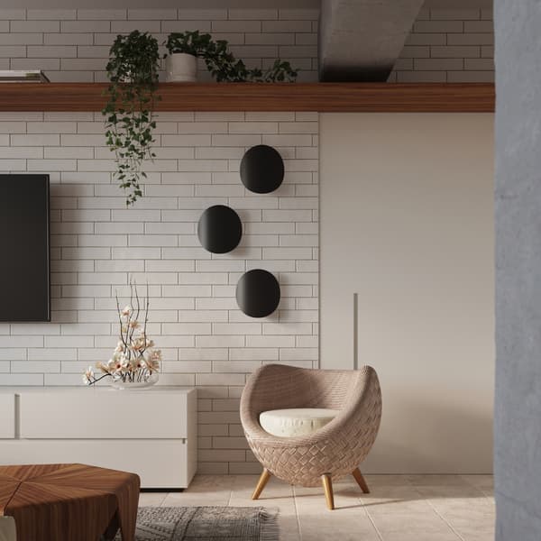 Vägglampa SENSES svart Black