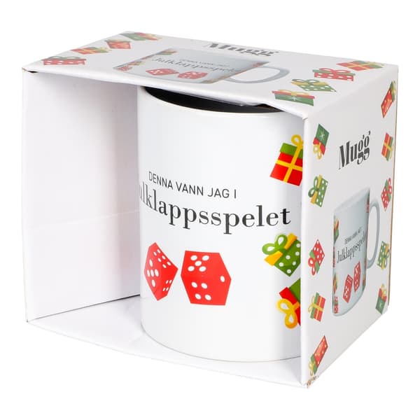 Mugg Julklappsspelet Vit