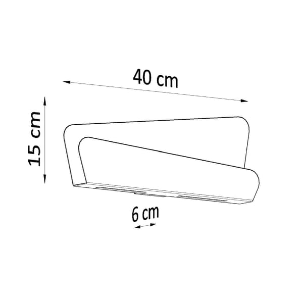 Vägglampa BASCIA vit White