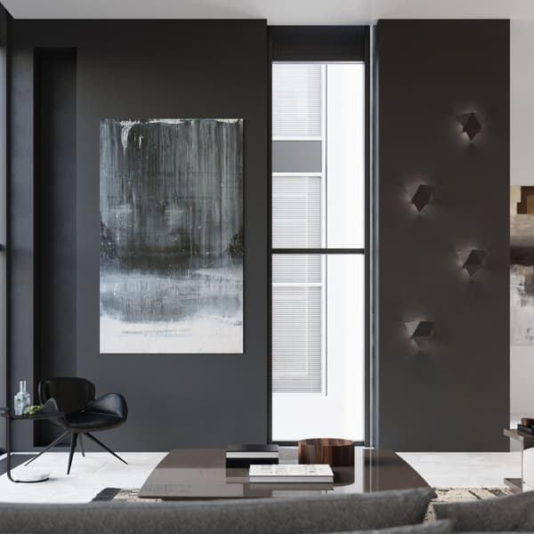 Vägglampa SOLIDO svart Black