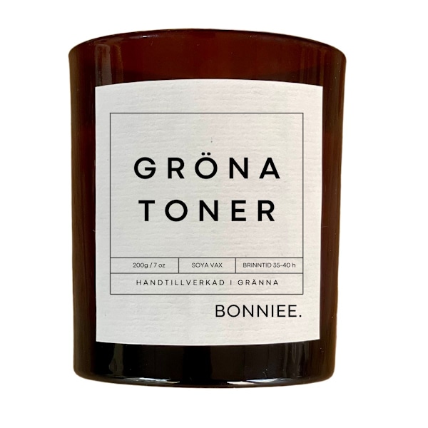 Bonniee Doftljus Gröna Toner 200 gram multifärg